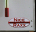 Pit Bull stands secured using Nice Raxx